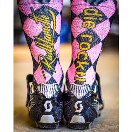 Radklamotte Socks "THE FACE" rosé-gold