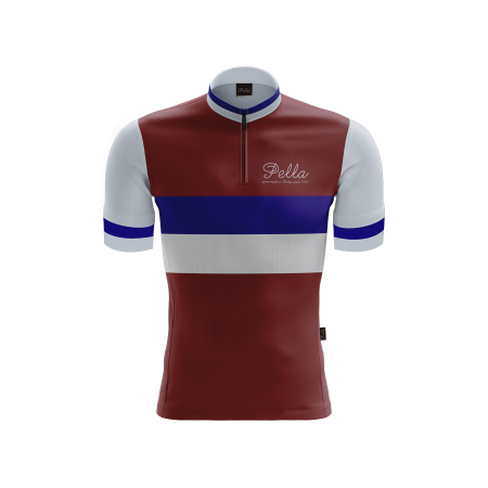Guerriero Cycle Vintage Wool Trikot rot-weiss-blau
