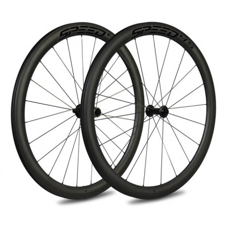 Laufradsatz VELTEC Speed 4.5 CARBON für klassische Felgenbremse  - Dekor schwarz