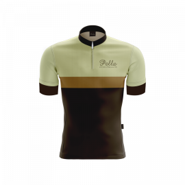 AUTUNNO Cycle Vintage Wool Trikot braun-beige