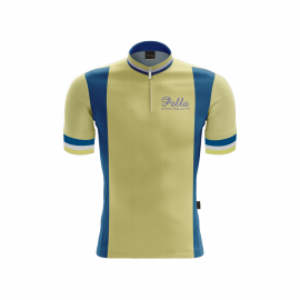 SOGNO Cycle Vintage Wool Trikot gelb-blau