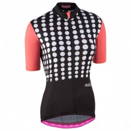 Nalini Optical Lady Jersey schwarz -lachsorange